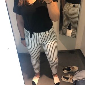 Striped Stretchy Pants
